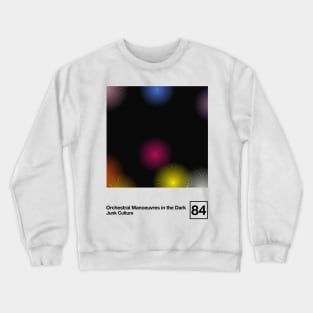 Junk Culture / Minimalist Style Graphic Artwork Design Crewneck Sweatshirt